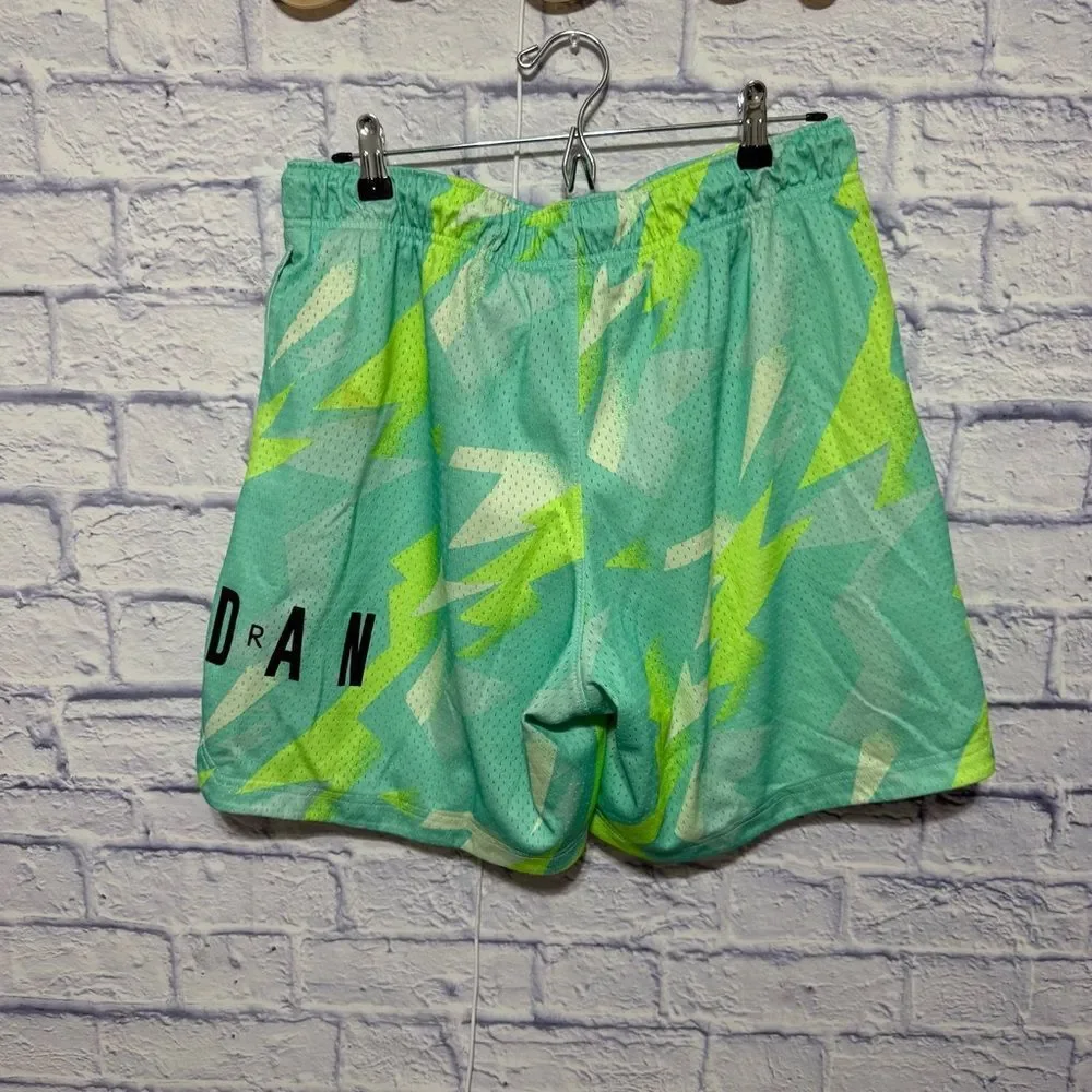 Nike Jordan Jumpman Air Printed Mesh Shorts Sunset Pulse size L